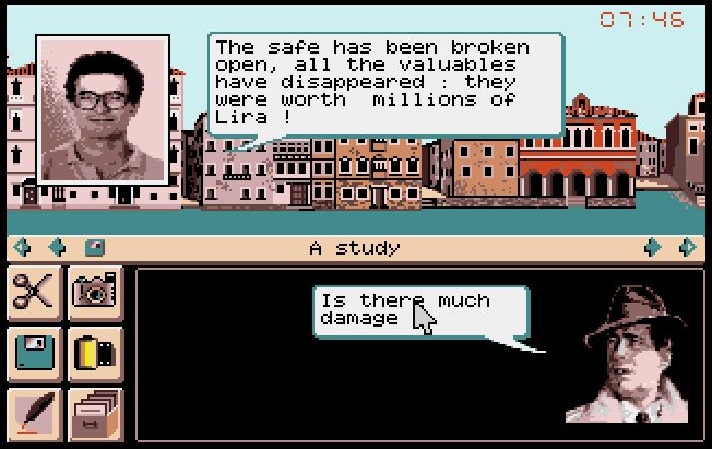 Murders in Venice 1989 detective game inspired game